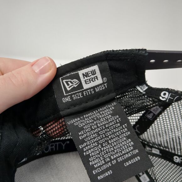 Happy Trails Snapback Trucker Hat Gray One Size Mesh Back New Era - Picture 8 of 8